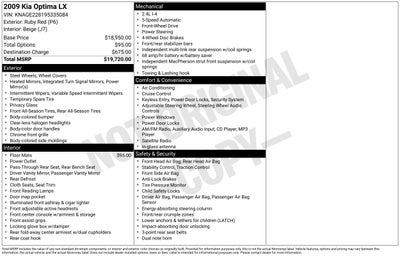 2009 Kia Optima LX