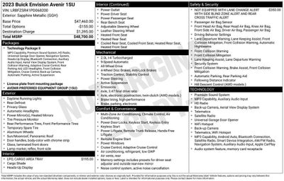 2023 Buick Envision Avenir