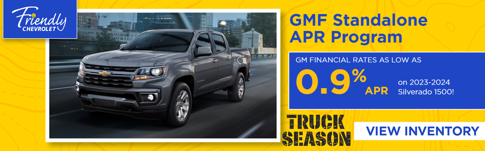 Get 0.9% APR on Select 2023 and 2024 SIlverados