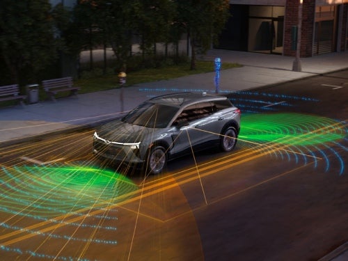 2024 Chevrolet Blazer EV model view of parking assist safety feature