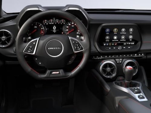 2024 Chevrolet Camaro view of steering wheel and dash area