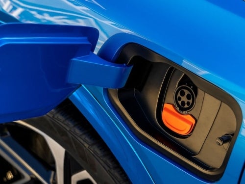 2024 Chevrolet Equinox EV close up view of charging port