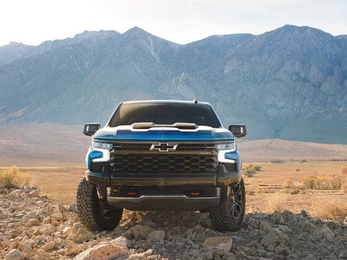 2024 Chevrolet Silverado 1500 exterior view of truck parked in a rocky area