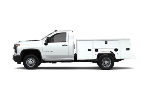 2024 Chevrolet Silverado 3500 HD Chassis Cab side exterior model view of truck