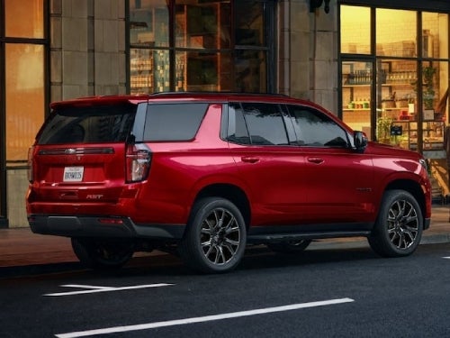 2024 Chevrolet Tahoe exterior view of Tahoe parked on a street