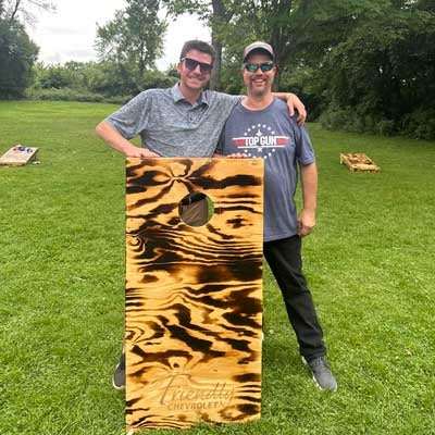 Friendly Chevrolet board winners